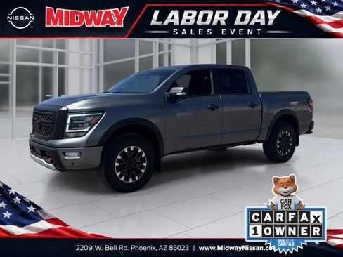 Certified 2023 Nissan Titan PRO-4X w/ Pro-4x Convenience Package AWD/4WD image 1