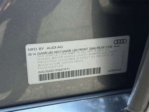 Used 2015 Audi A8 L 3.0T w/ Premium Package image 32