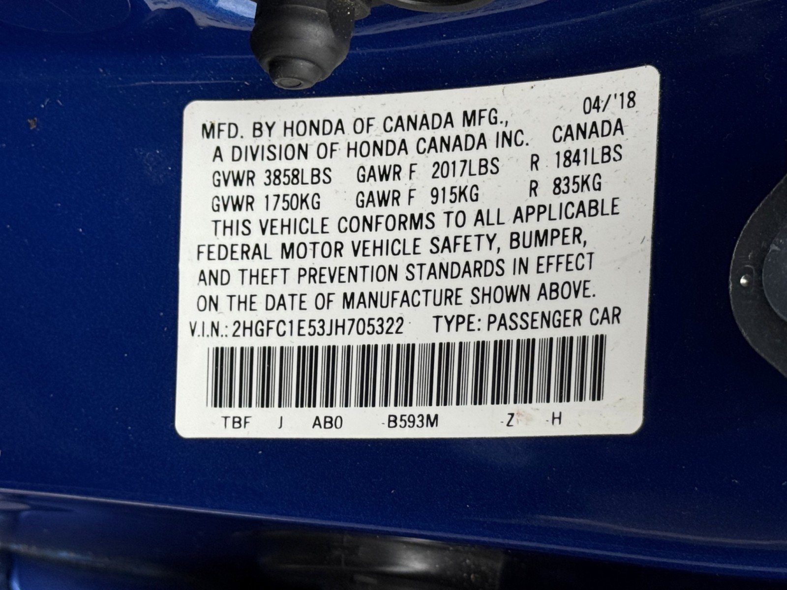 Used 2018 Honda Civic Si image 38