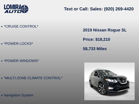 Used 2019 Nissan Rogue SL AWD/4WD image 8