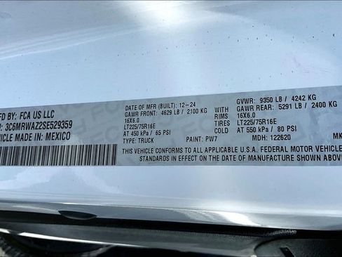 New 2025 RAM ProMaster 3500 FWD image 15