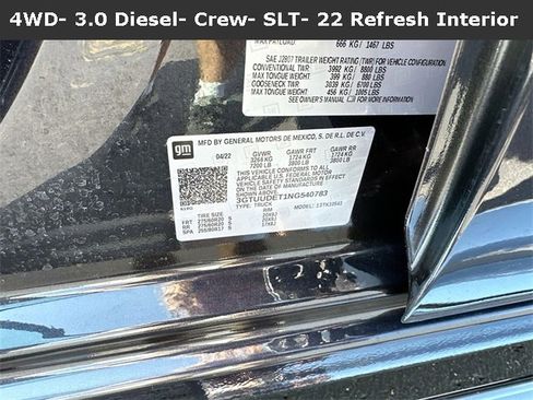 Certified 2022 GMC Sierra 1500 SLT w/ SLT Premium Plus Package image 34