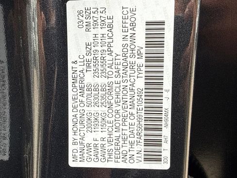 Certified 2026 Honda CR-V Sport Touring image 30
