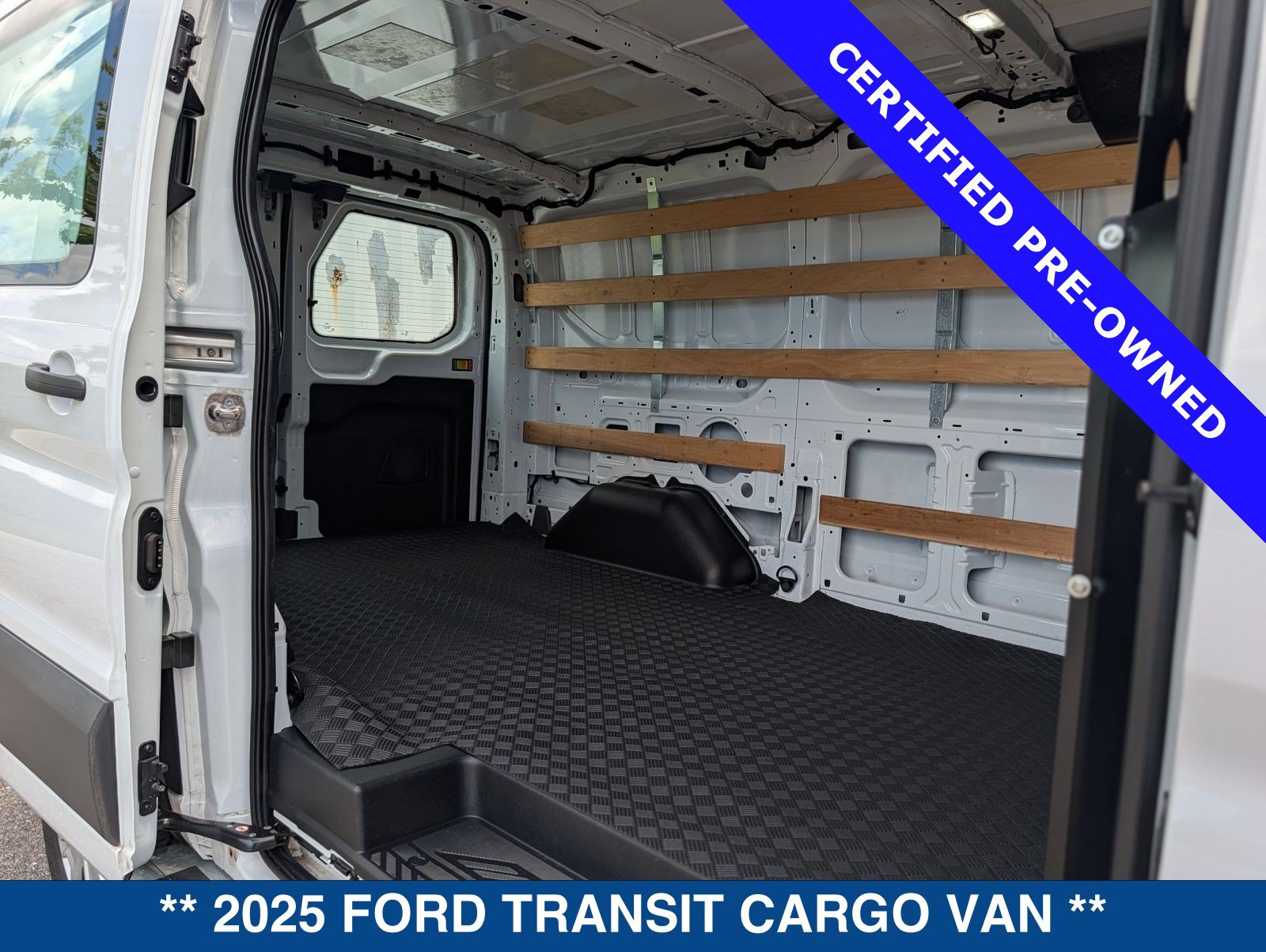 Certified 2025 Ford Transit 250 Low Roof w/ Exterior Upgrade Package RWD image 16