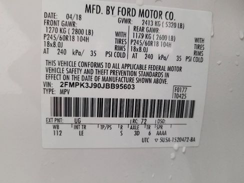 Used 2018 Ford Edge SEL w/ Equipment Group 201A FWD image 33