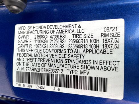 Used 2021 Honda CR-V EX-L image 21