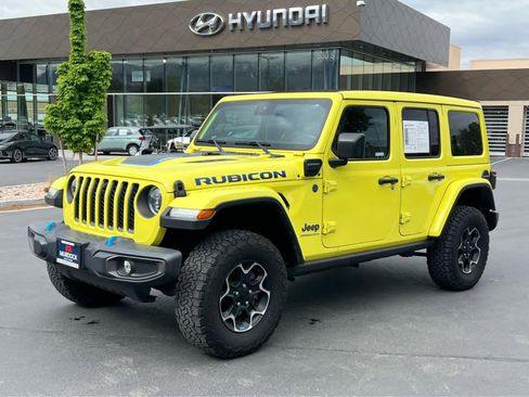 Used 2023 Jeep Wrangler Unlimited Rubicon 4xe w/ Safety Group AWD/4WD image 1