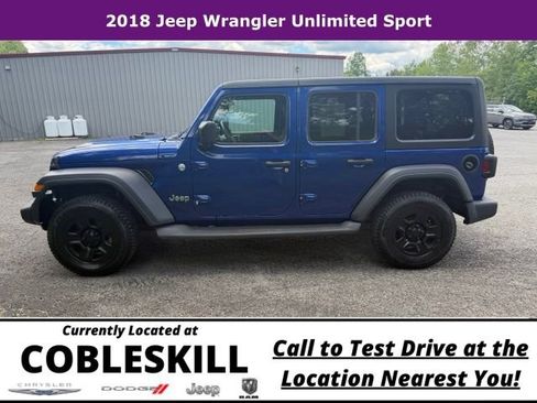 Used 2018 Jeep Wrangler Unlimited Sport AWD/4WD image 8