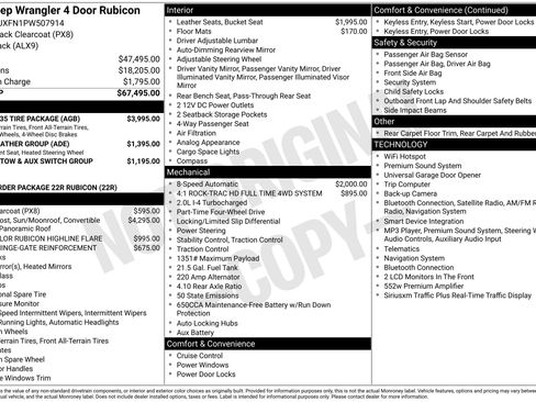 Used 2023 Jeep Wrangler Unlimited Rubicon w/ Xtreme 35 Tire Package AWD/4WD image 48