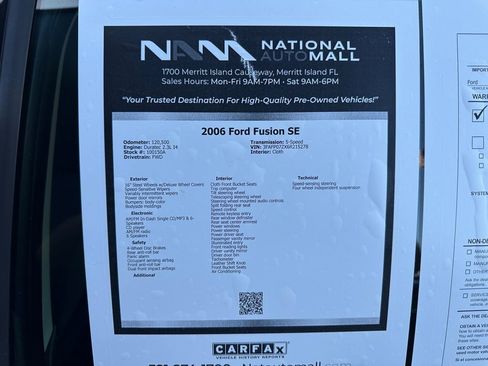 Used 2006 Ford Fusion SE image 47