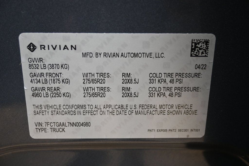 Used 2022 Rivian R1T Launch Edition AWD/4WD image 29