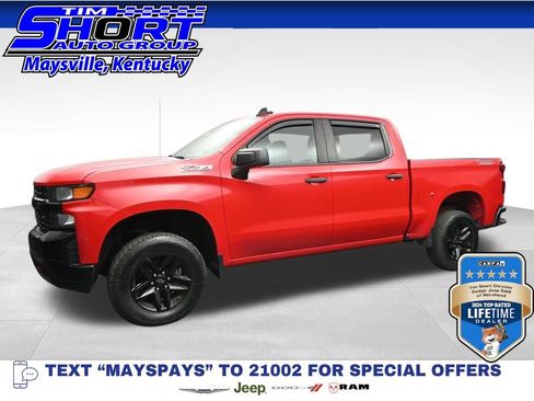 Used 2021 Chevrolet Silverado 1500 Custom Trail Boss AWD/4WD image 1