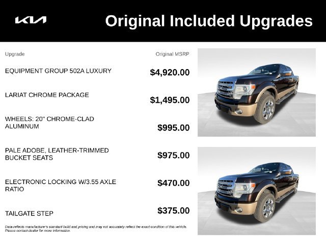 Used 2014 Ford F150 Lariat w/ Equipment Group 502A Luxury AWD/4WD image 2