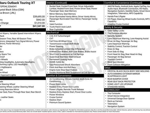 Used 2020 Subaru Outback Touring XT image 6