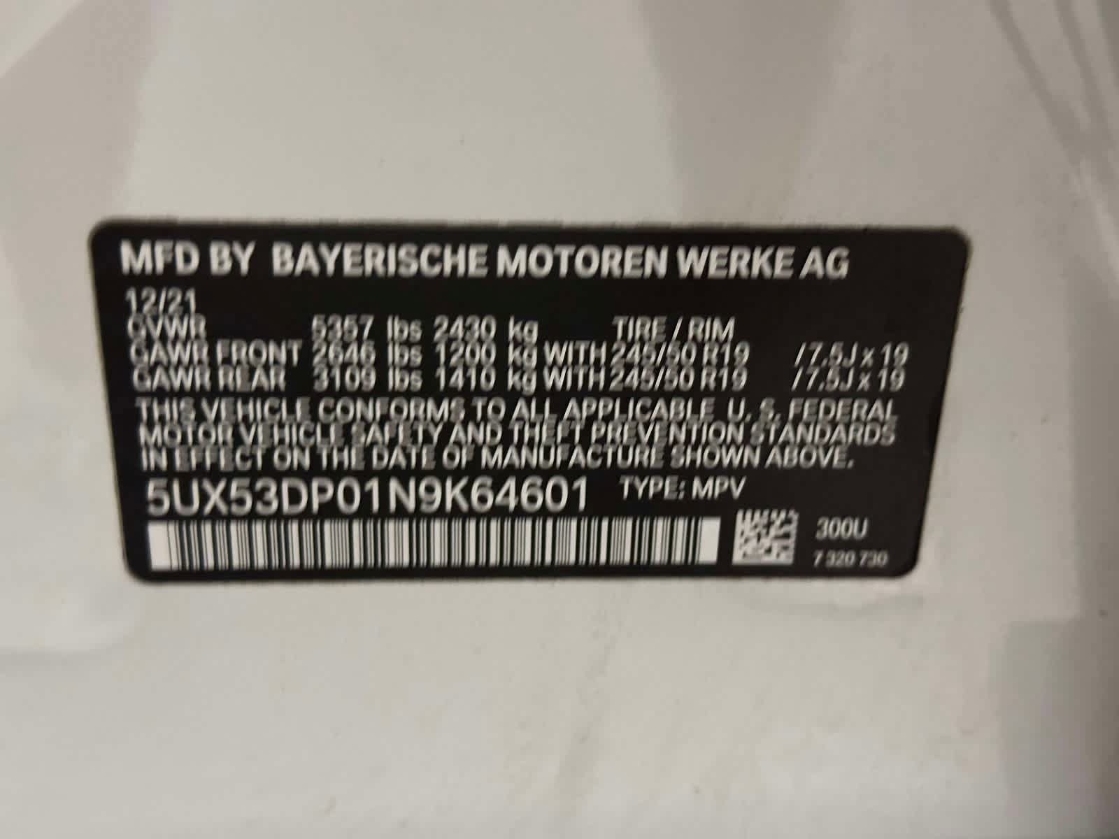 Used 2022 BMW X3 xDrive30i w/ Premium Package 2 AWD/4WD image 35
