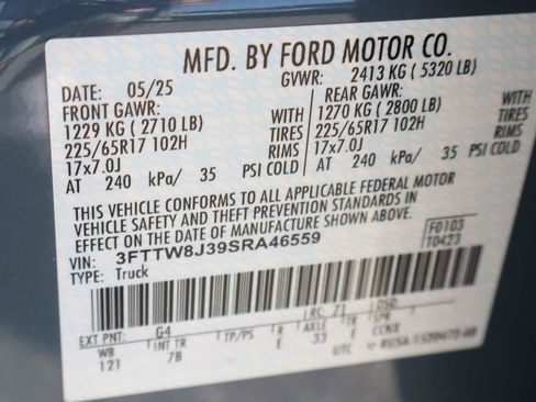 Used 2025 Ford Maverick XLT w/ Equipment Group 301A image 50