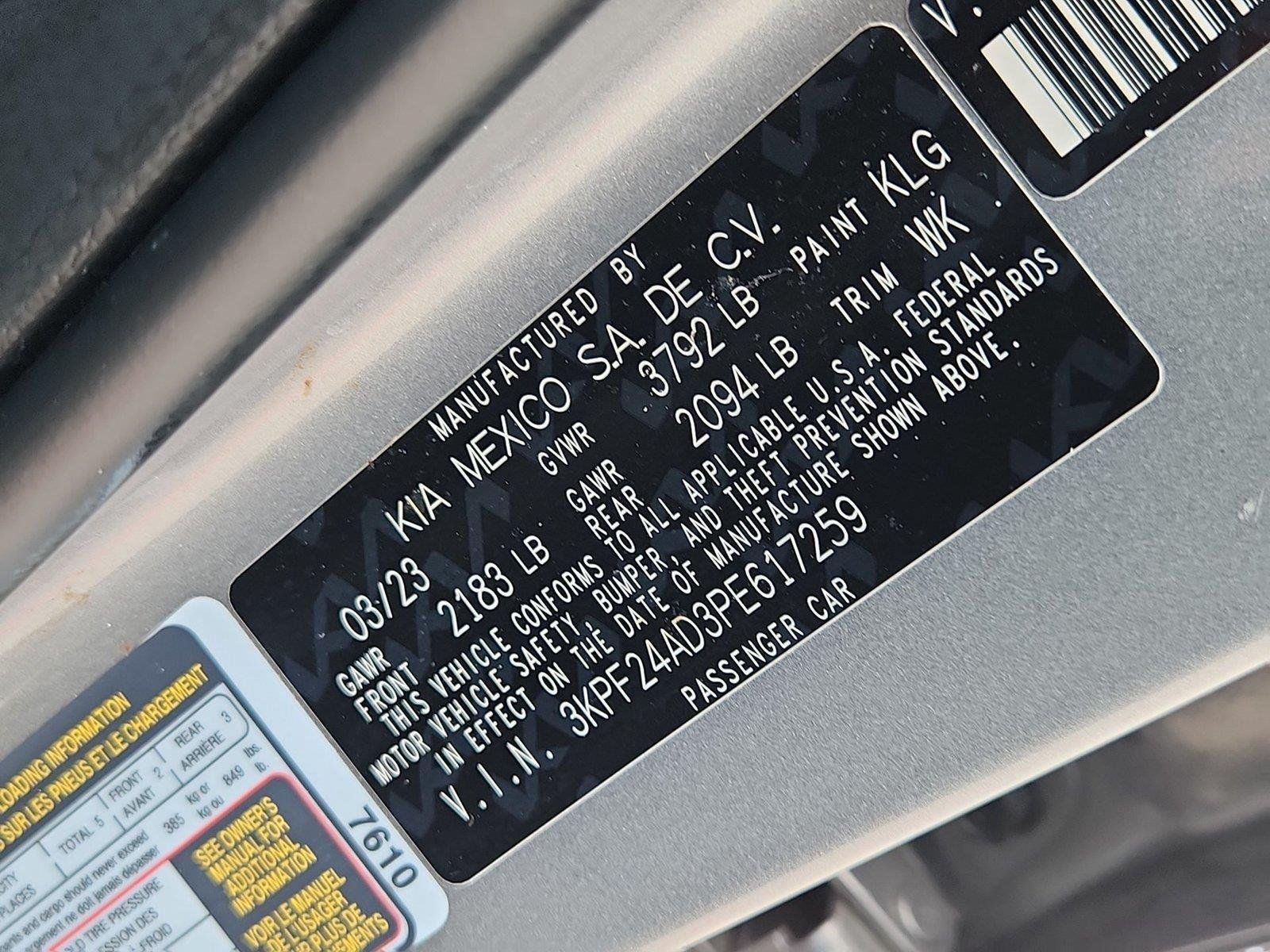 Used 2023 Kia Forte LXS FWD image 30