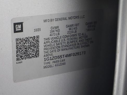Used 2021 Chevrolet Malibu LT FWD image 47