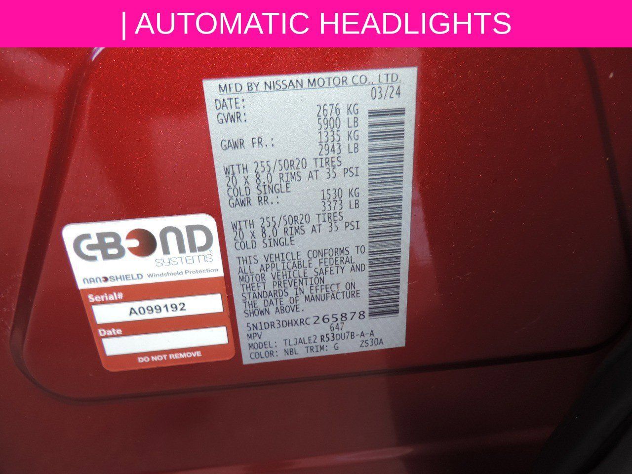 Certified 2024 Nissan Pathfinder Platinum FWD image 13