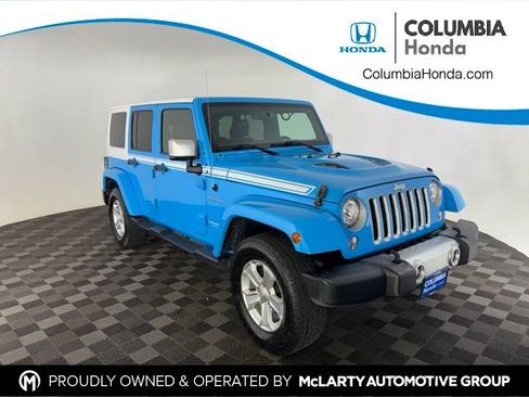 Used 2017 Jeep Wrangler Unlimited Sahara w/ Quick Order Package 24E Chief AWD/4WD image 1