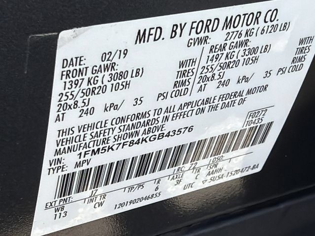 Used 2019 Ford Explorer Limited w/ Class III Trailer Tow Package FWD image 35