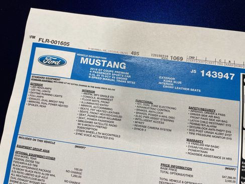 Used 2018 Ford Mustang GT Premium w/ Black Accent Package image 62