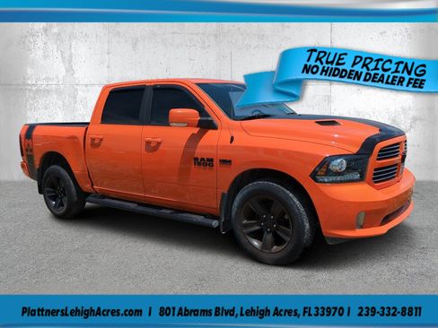 Used 2017 RAM 1500 Sport w/ Ignition Orange Sport Package AWD/4WD image 1