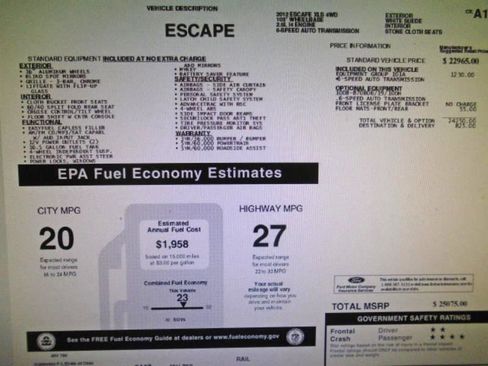 Used 2012 Ford Escape XLS AWD/4WD image 18