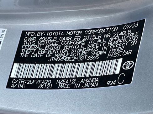 Used 2023 Toyota Corolla SE w/ SE Premium Package FWD image 32