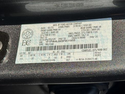 Used 2025 Ford F150 Tremor w/ Tow/Haul Package AWD/4WD image 32