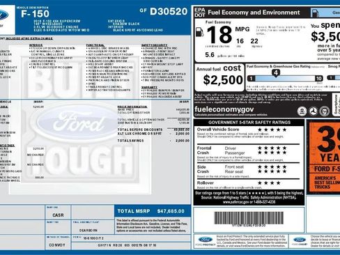 Used 2016 Ford F150 XLT w/ Equipment Group 302A Luxury image 33