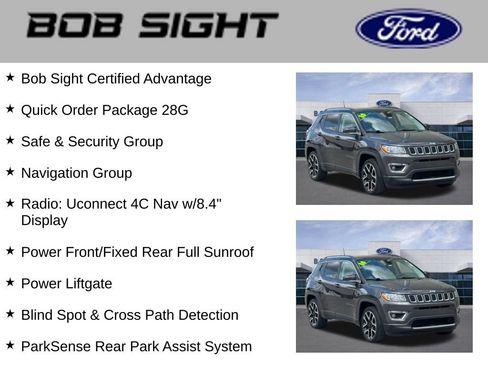 Used 2018 Jeep Compass Limited w/ Navigation Group FWD image 3