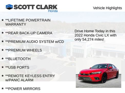 Used 2022 Honda Civic LX image 11