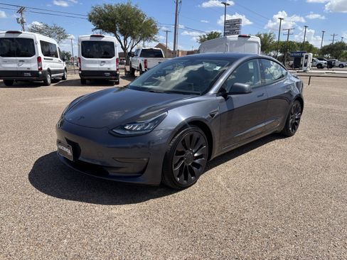Used 2021 Tesla Model 3 Performance AWD/4WD image 1