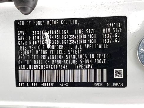 Used 2019 Honda CR-V Touring image 22