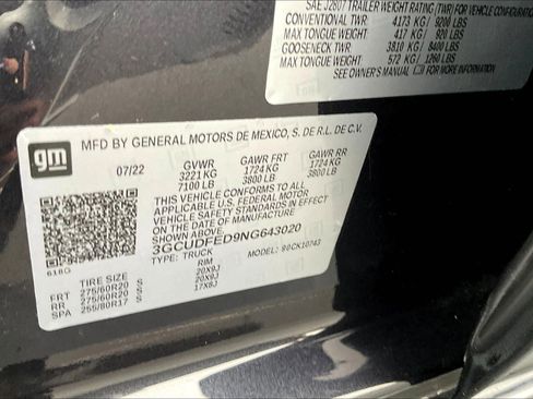 Used 2022 Chevrolet Silverado 1500 LT Trail Boss w/ LT Trail Boss Premium Package image 30