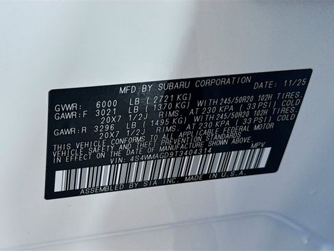 New 2026 Subaru Ascent Limited image 43