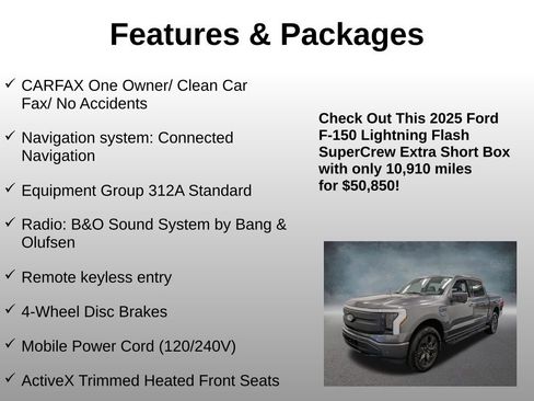 Used 2025 Ford F150 Lightning Flash image 4