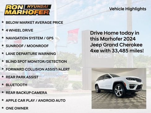 Used 2024 Jeep Grand Cherokee Limited 4xe AWD/4WD image 14