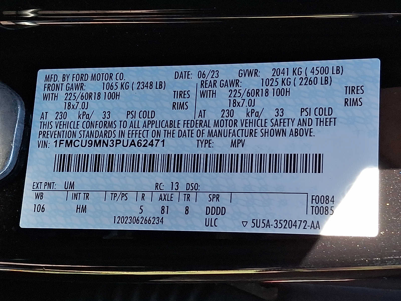 Used 2023 Ford Escape ST-Line w/ Tech Pack #1 AWD/4WD image 25