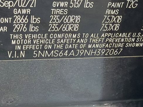 Used 2022 Hyundai Santa Fe SEL w/ Convenience Package FWD image 33