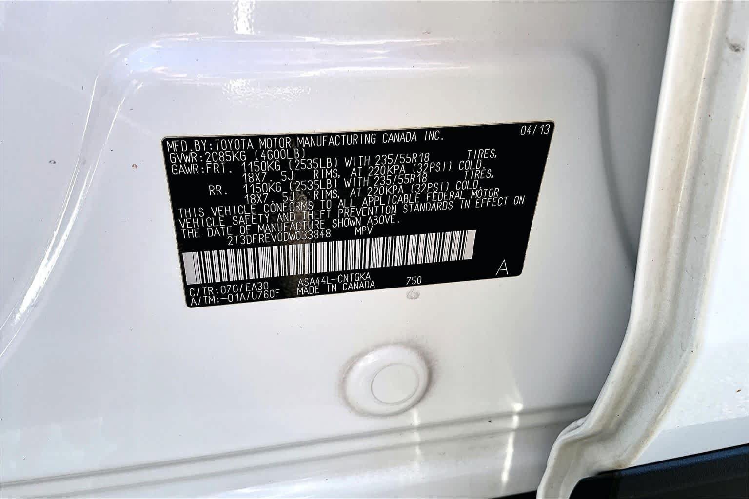 Used 2013 Toyota RAV4 Limited AWD/4WD image 35