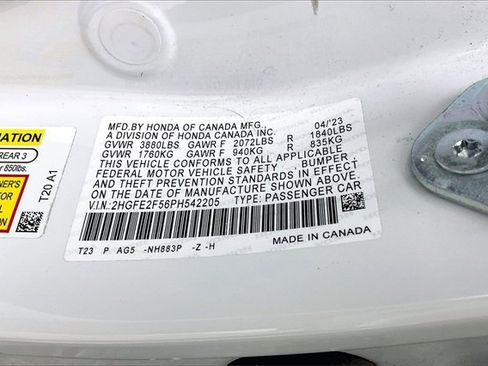 Certified 2023 Honda Civic Sport image 32