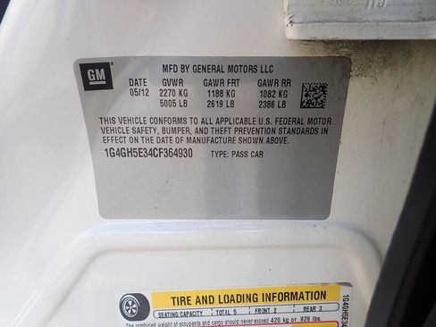 Used 2012 Buick LaCrosse Premium image 8