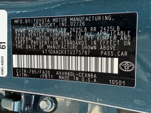 Used 2026 Toyota Camry LE w/ Convenience Package FWD image 26