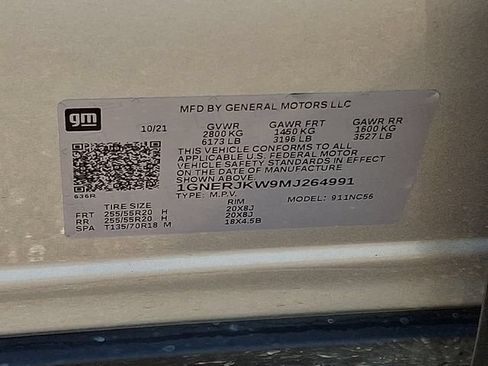 Used 2021 Chevrolet Traverse RS FWD image 24