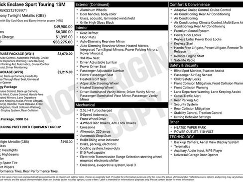New 2026 Buick Enclave Sport Touring w/ Super Cruise Package image 39