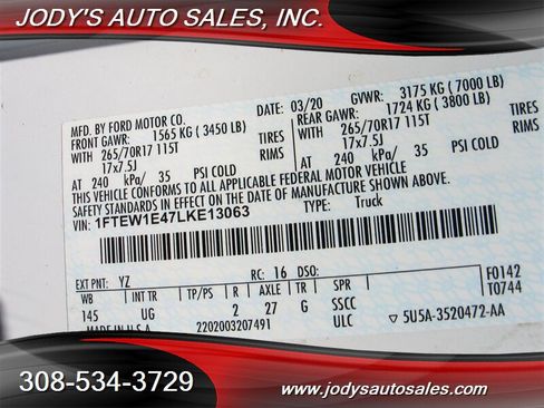 Used 2020 Ford F150 XLT w/ Equipment Group 301A Mid AWD/4WD image 38