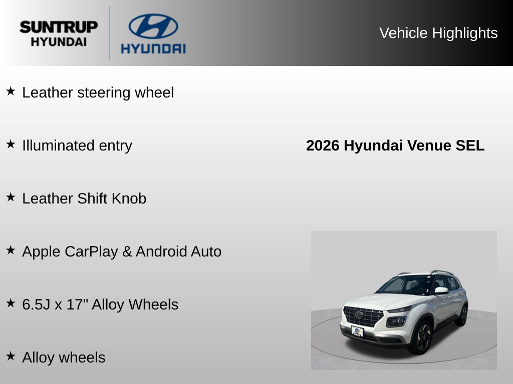 Used 2026 Hyundai Venue SEL FWD image 16