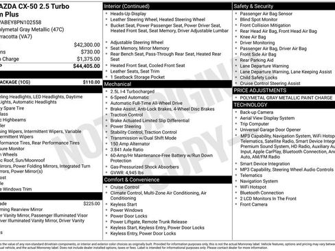 Used 2023 MAZDA CX-50 2.5 Turbo w/ Cargo Package image 33